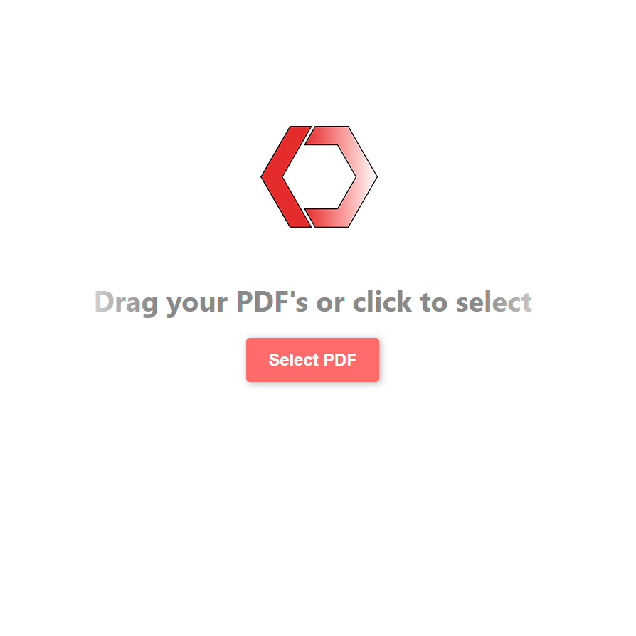 How to Select Or Drag PDF's for splitting